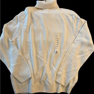 OVS Cream Ribbed Oversized Turtleneck Size XXL. BNWOT